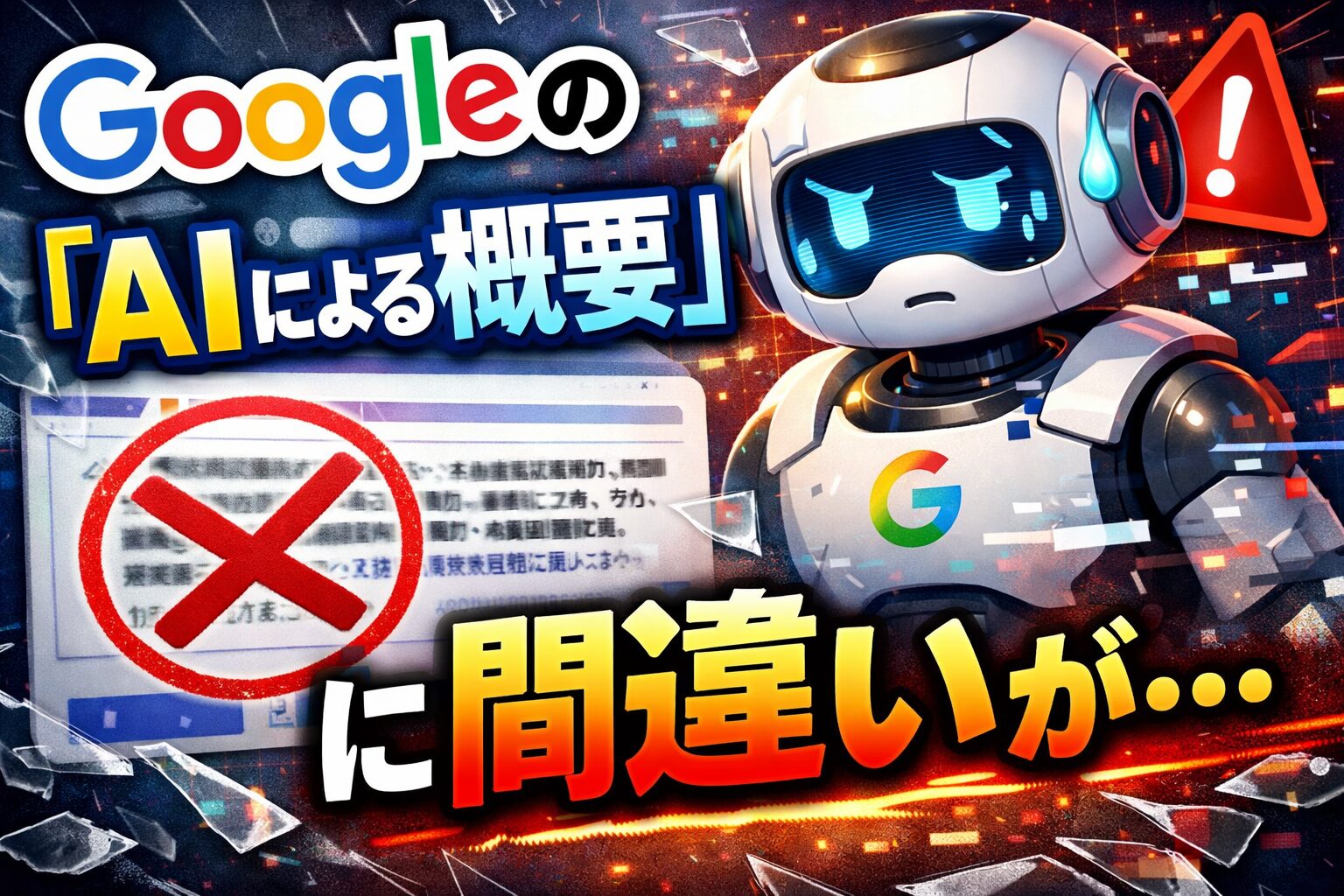 Googleの「AIによる概要」に間違いが…