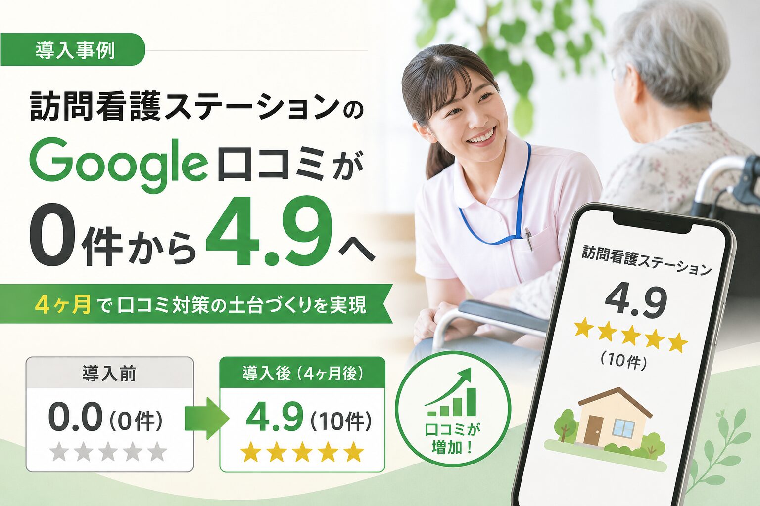 訪問看護ステーションのGoogle口コミ
