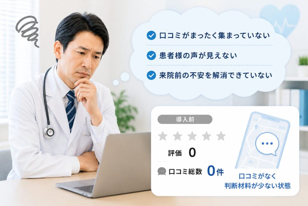 導入前に抱えていた口コミの課題